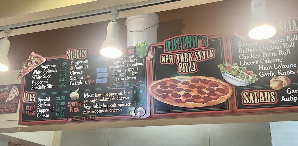 Rufino's Pizza Menu image 3